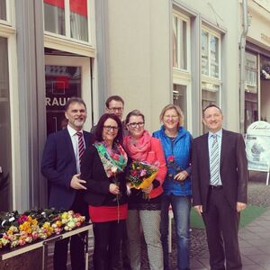 v.l.n.r. Harald und Claudia Zanker, Johannes Bruns, Sandy Kirchner, Carmen Listemmann und Holger Poppenhäger