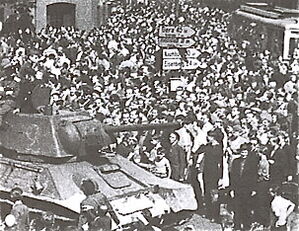 Panzer auf dem Holzmarkt