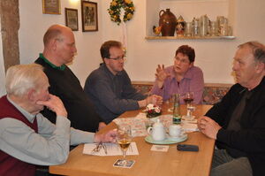 v.l. Dr.R. Laufke, H. Rupprecht, H.-J. Vollprecht, R. Kanis, H.Weilmünster (einige Mitglieder des SPD-Ortsverein