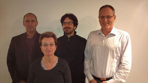 Ingo Hofmann, Karin Pollex, Tobias Schläger, Manfred Oswald (v.l.n.r.)