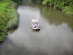 Paddeltour der SPD-Landtagsfraktion gegen die Werraversalzung - 2007