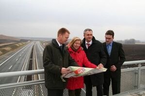 Christoph Matschie (Vors. SPD TH), Sabine Doht (MdL), Steffen Lemme, Steffen Sauerbier (Vors. SPD Roßleben)