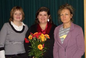 Der neue Vorstand (von links Susanne Köhler, Heidrun Sachse und Heike Schlothauer, es fehlt im Bild Martina Christ)