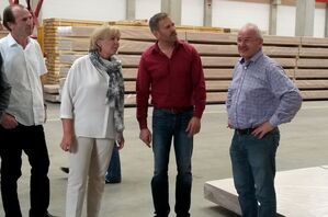 von link:Lutz Kromke, NRW- Ministerpräsidentin Hannelore Kraft, Ralf Pollmeier und Josef Hansens