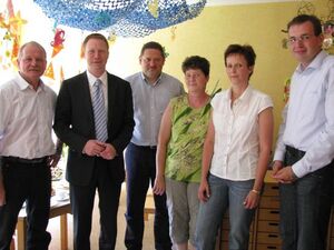Gruppenfoto in Vachas integrativer Kindertagesstätte