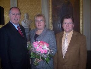 Steinbrück, Gleicke und Baumann im Meininger Theater