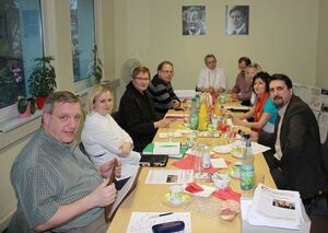 Die SPD Kreisvorsitzenden aus den Betreuungswahlkreisen zu Gast bei Iris Gleicke in Suhl