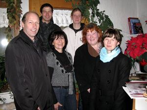 Jürgen Holland- Nell, Timo Jacob, Inge Rilk, Martin Lunau, Inka Sollmann, und Martina Christ