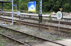 Bahnhof Bad Salzungen, kein Schmuckstück für die Kur- und Kreisstadt