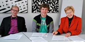Jury-Mitglieder Kristian Philler (Grüne), Lutz Liebscher (SPD) und Elisabeth Wackernagel (CDU)