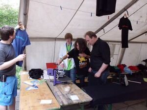 Beim T-Shirt Druck