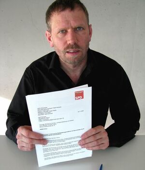 Ralf Pollmeier, SPD Kreisvorsitzender und Vorsitzender der SPD Bad Salzungen- Leimbach