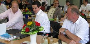 Jürgen Holland-Nell, li.und Ernst Kranz, re. Zusammenarbeit die funktioniert.