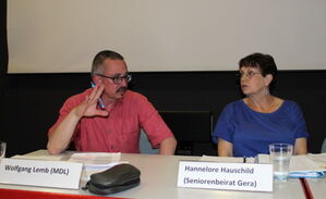 Wolfgang Lemb und Hannelore Hauschild (Foto: Thomas Liehr)