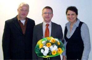 Uwe Walther (links), Maik Dippe (Mitte) und Petra Heß