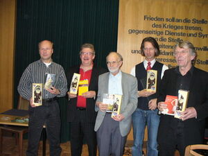 v.l. Klaus Wolf, Heiko Gentzel, Dr. Wolfgang Schenk, Michael Brieske, Hartmut Sommer
