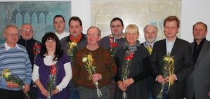 Vorstand des Ortsvereins Saalfeld