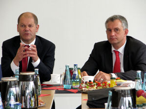 Olaf Scholz und Steffen Lemme