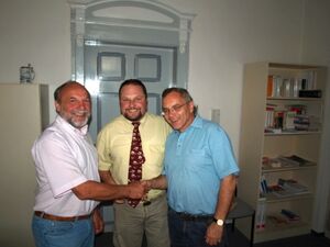 v.l.n.r. Detlev Schneider, Enrico Gropp, Helmut Beintner