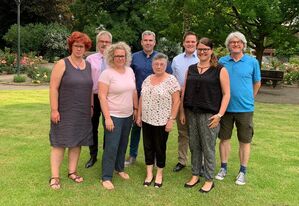 v.l. A. Jagemann, A. Klemt, S. Göpel, V.-G. Eisermann, L. Hof, M. Mieth, M. Schirmer, K.-U. Jagemann