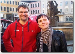 Maik Gerstner und Tanja Thoß fordern Öffnung des C-one (Foto: Thomas Liehr)