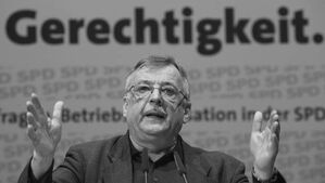 Ottmar Schreiner (Archivfoto vom 18. April 2008) (Foto: dpa)